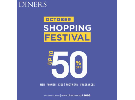 Diners October Shopping Festival UP TO 50% OFF